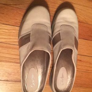 Cole Haan wedge heel mules